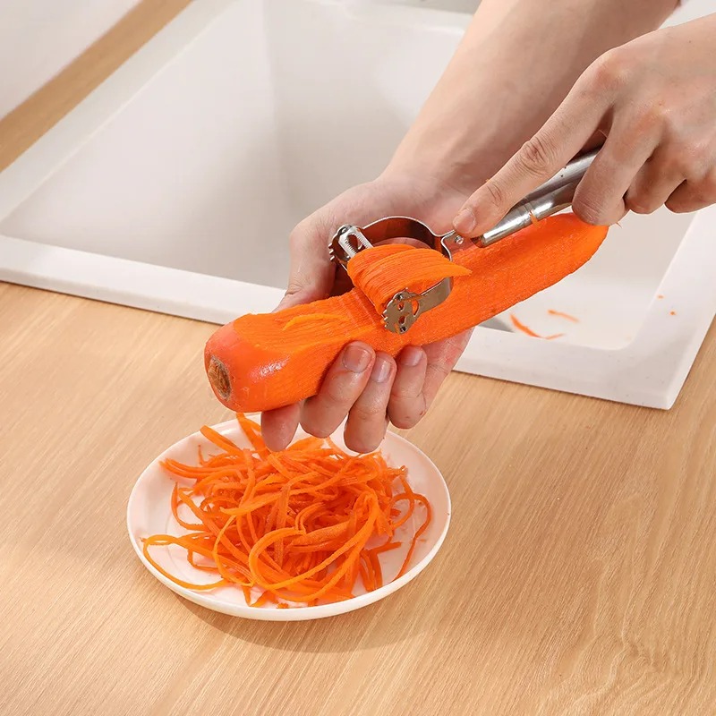 Julienne Peeler Vegetables, High Quality Stainless Steel Potato, Cucumber Carrot Grater, Fruit Peeler Vegetable Slicer