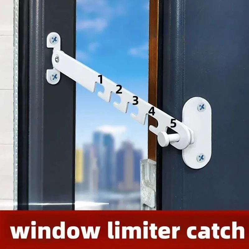 165mm Stainless Steel Window Support Wind Hook Latch Limiter Stay