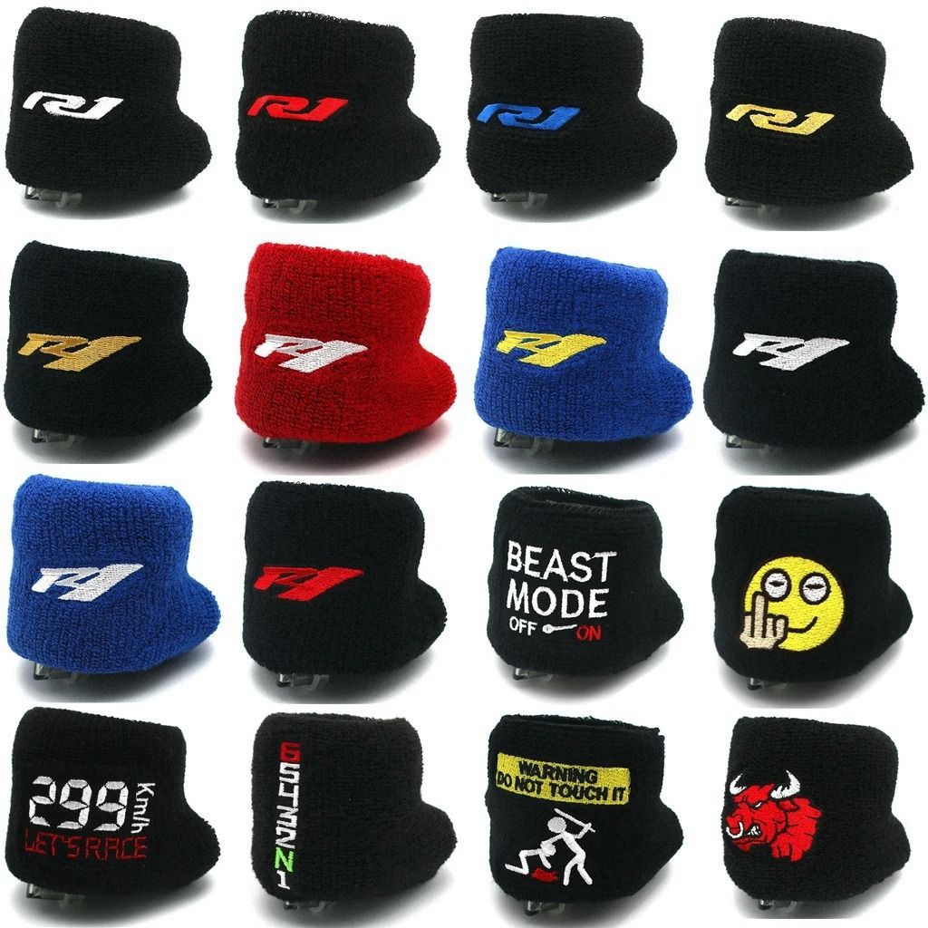 3D Front Brake Reservoir Sock Cover | Premium Fluid Tank Protector for Yamaha YZF-R1 & R1M