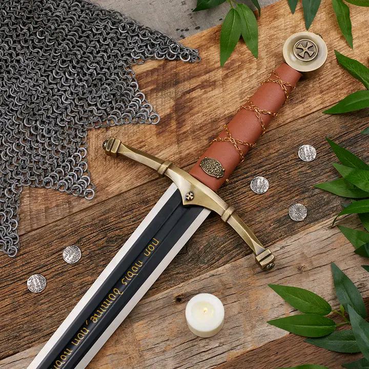 Custom handmade knight tampler Crusaders Holy Sword