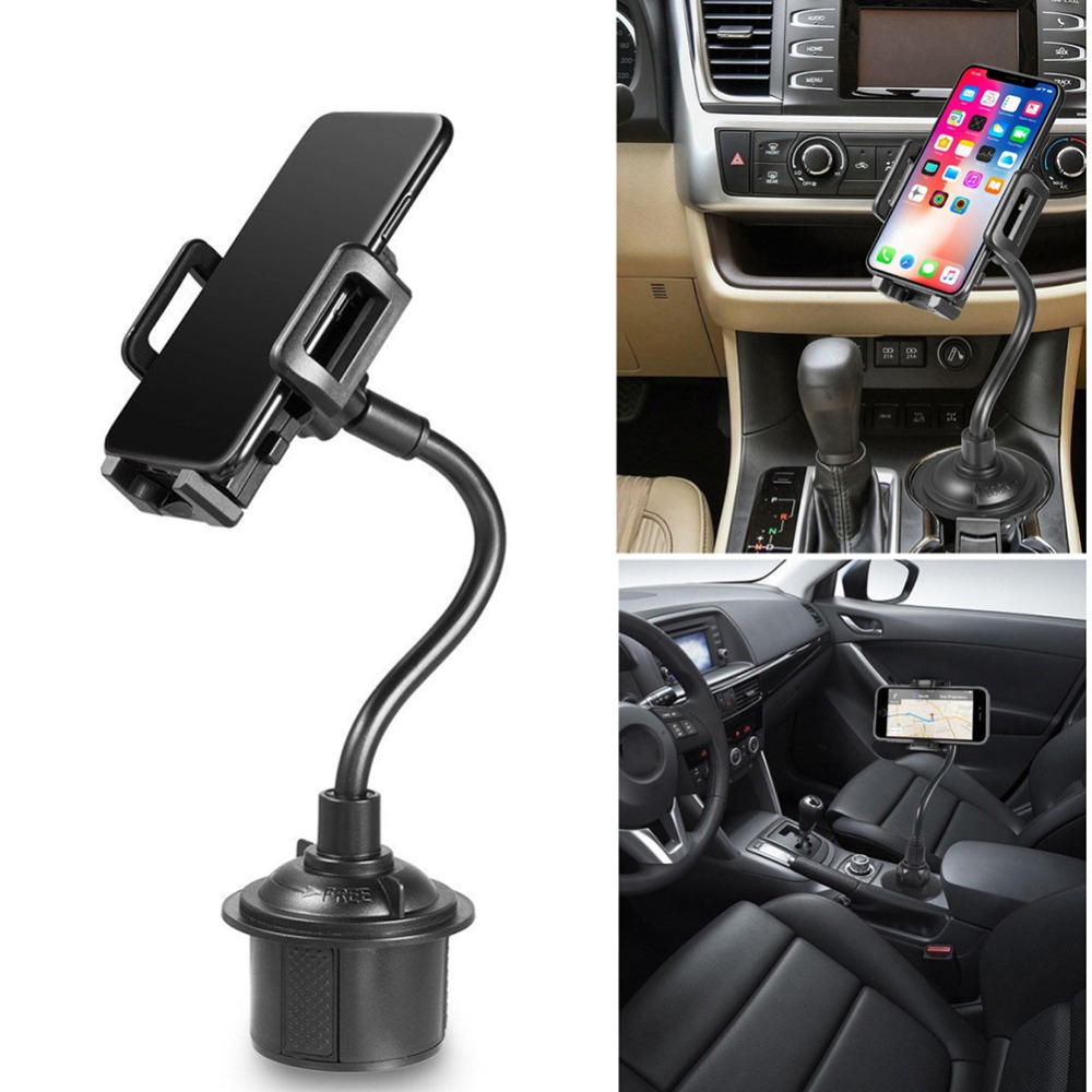 Universal Car Phone Holder, Drink Bottle Mount, Smartphone Support Stand for Vehicles