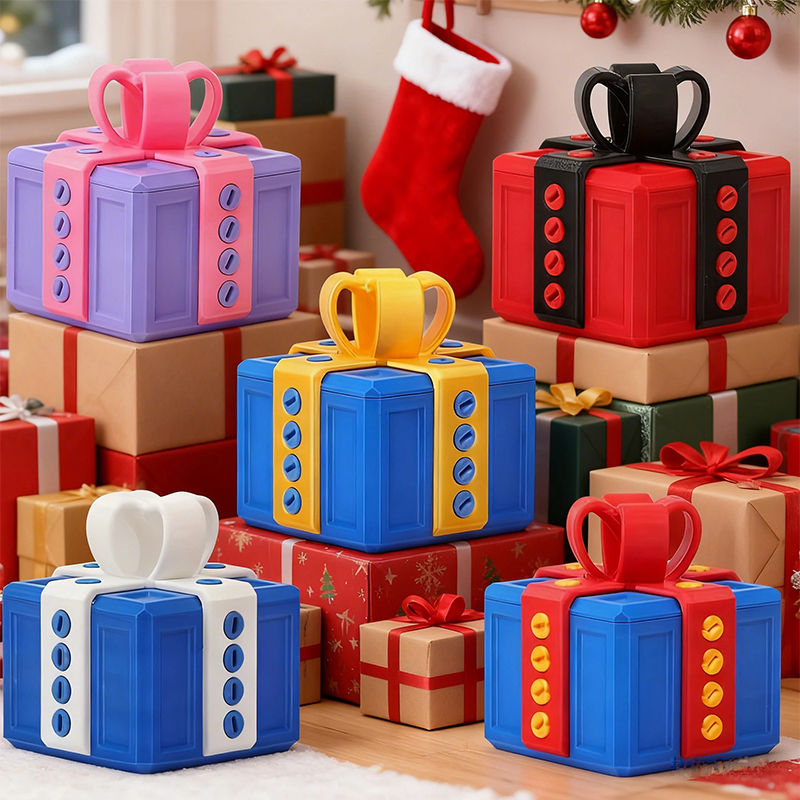 Funny Middle Finger Surprise Gift Box, Christmas Prank Gift, Home and Office Desk Decor for Kids and Adults