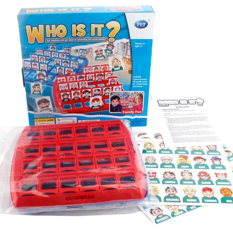 Guess Who I Am Game Interactive Kids Board Game for Parent Child Play