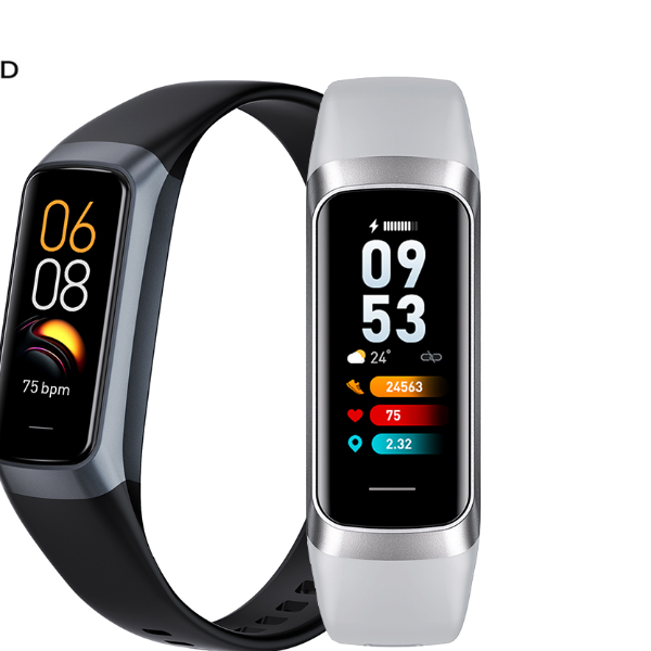 Smart Fitness Tracker Watch with Body Temperature Monitor & Waterproof Design Sports Smartwatch for Men & Women
