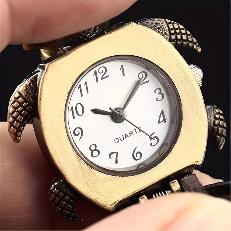 Retro Turtle Flip Watch Cartoon Wall Clock