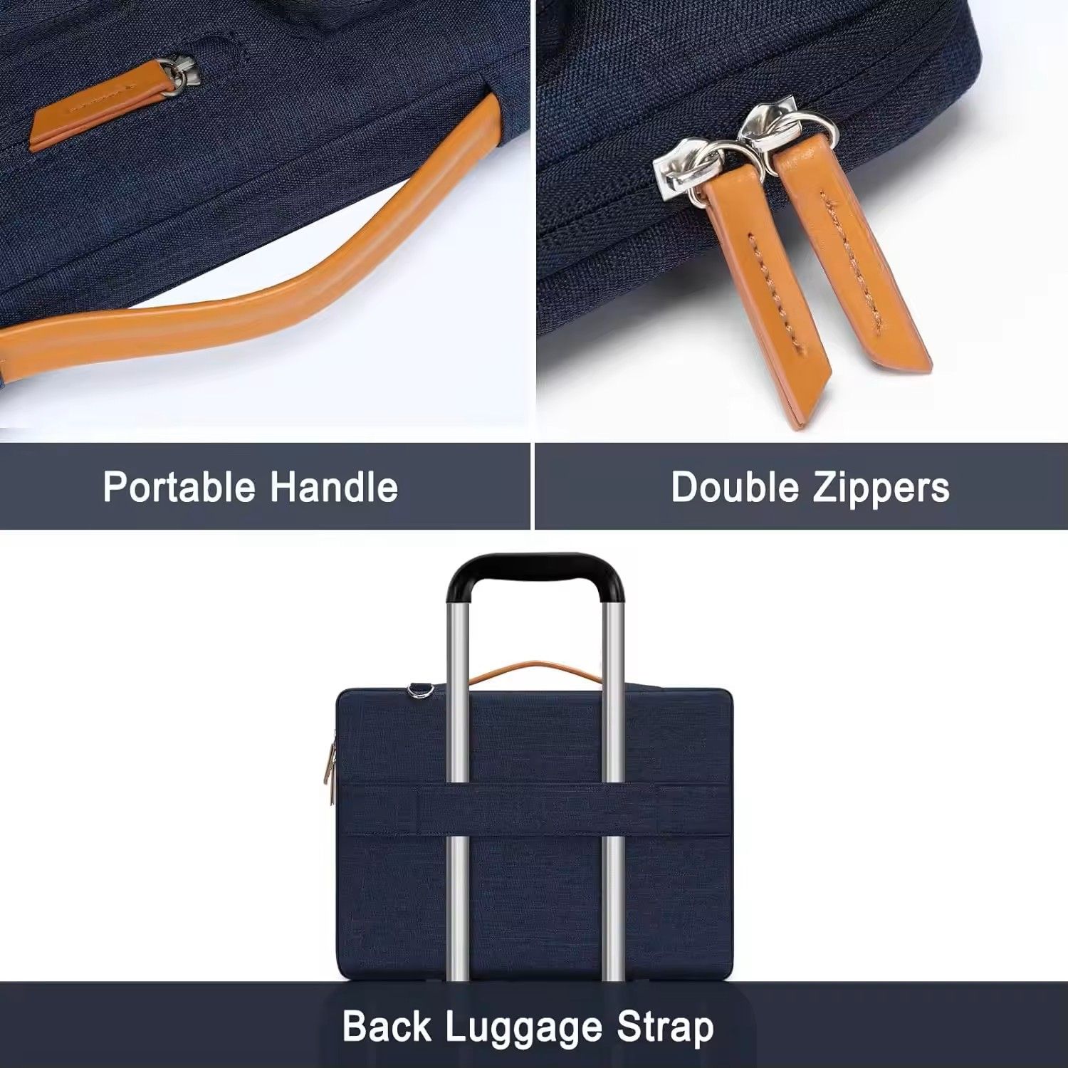 Everyday Laptop Messenger Bag Sleeve for 13–17.3 inch Laptops and MacBook
