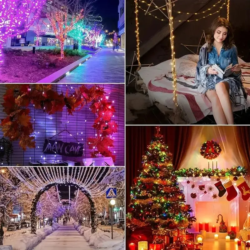 RGB LED String Lights with Bluetooth Remote  Dreamcolor Garden, Party & Wedding Decor