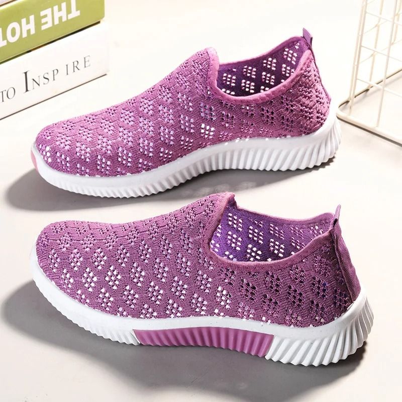 Women Mesh Walking Sneakers Breathable Lightweight Casual Shoes