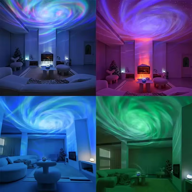 LED Galaxy Projector Light  Colorful Sky Projector for Bedrooms, Kids Rooms, and Holiday Decorations