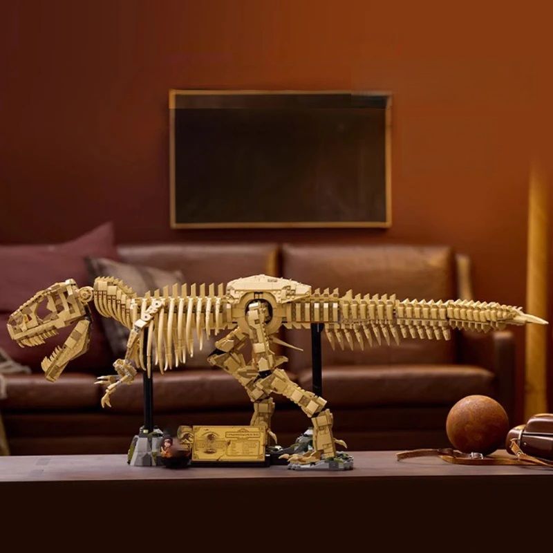 T-Rex Fossil Dinosaur Building Set – Creative Tyrannosaurus Rex Construction Toy for Kids