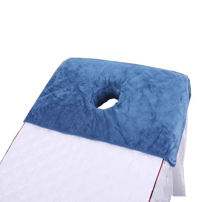 Thickened Spa Massage Table Face Towel Large Massage Bed Face Cover with Breathing Hole