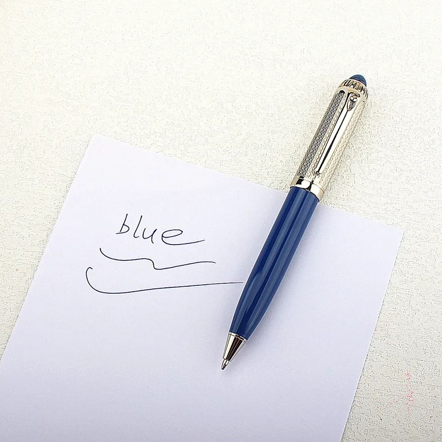 ExecutivePro Luxury Rollerball Pen Metal Business Writing Pen Blue Ink Office Gift Pen