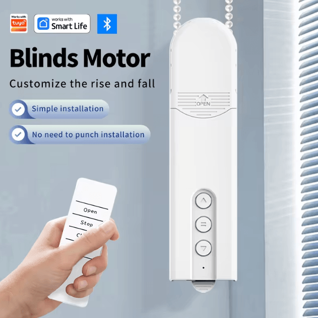 Smart Electric Curtain Motor with Bluetooth Remote – Automatic Curtain Opener for Smart Homes