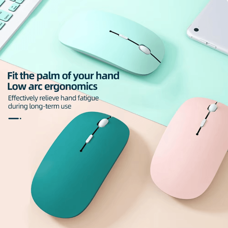 FlexiConnect Universal Bluetooth Wireless Mouse – Silent Portable Mouse for Laptop, Tablet & PC