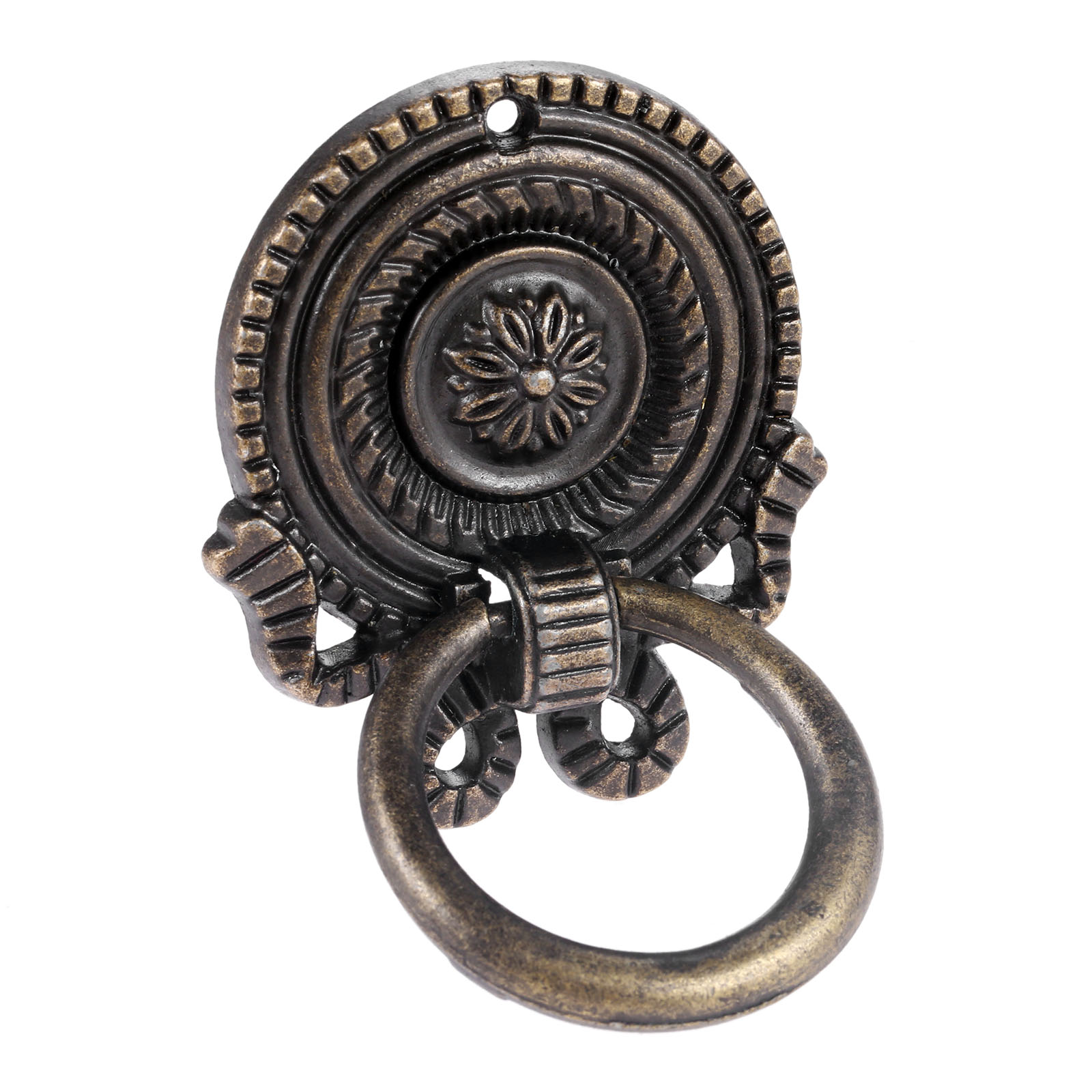 Antique Bronze Cabinet Ring Pull Handle for Drawers and Doors