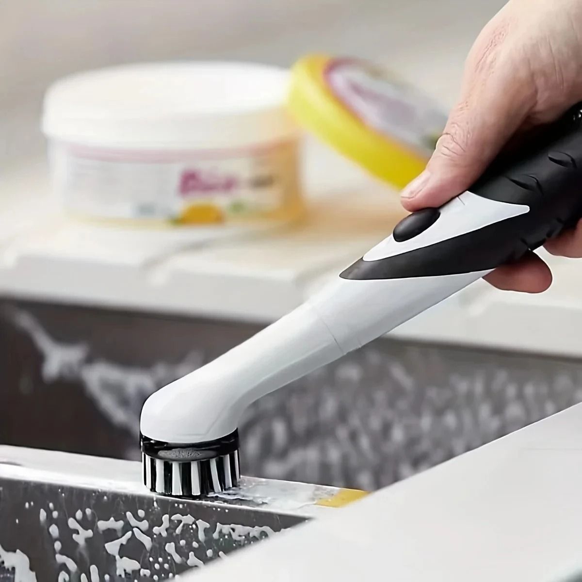 Professional 4 in 1 Compact Electric Cleaning Brush