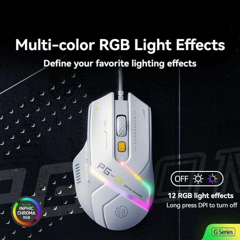 High-Polling Wired RGB Gaming Mouse