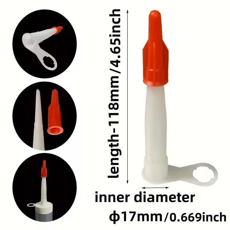 Caulk Saver Pro Nozzle Cap – Reusable Sealant & Adhesive Preserver