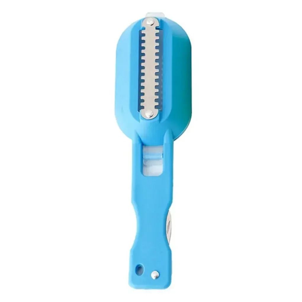 Stainless Steel Fish Scale Scraper & Gutting Tool – Easy Seafood Cleaner