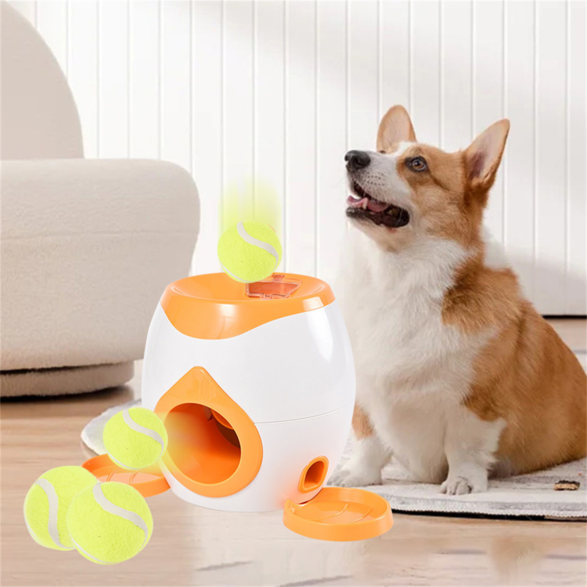 Interactive Dog Treat Dispenser Toy Non-Electric Pet Puzzle Feeder for Mental Stimulation and Healthy Eating Habits