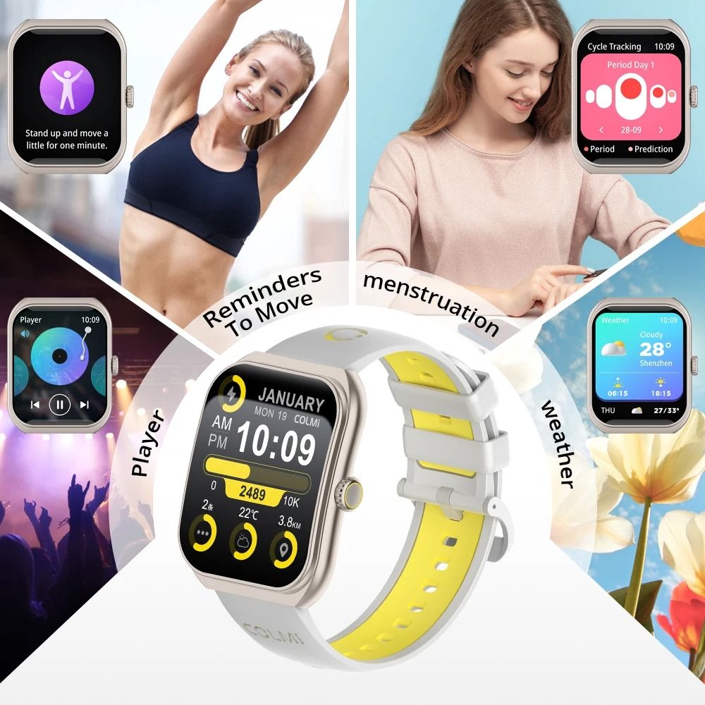 AMOLED Smartwatch with Bluetooth Calling and Health Tracking