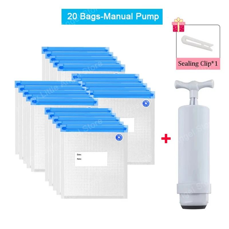 Nexus Air-Vault | Reusable Vacuum Food Preservation System with USB Electric & Manual Pump