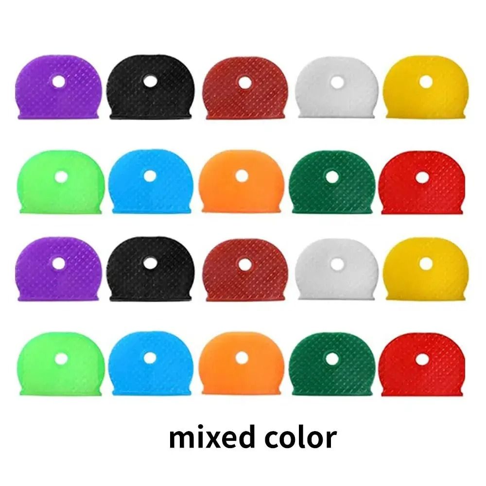 Color Key Sleeve Silicone Key Ring Identifier