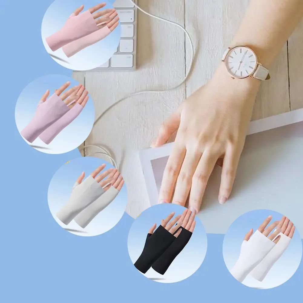 Fingerless UV Protection Driving Gloves