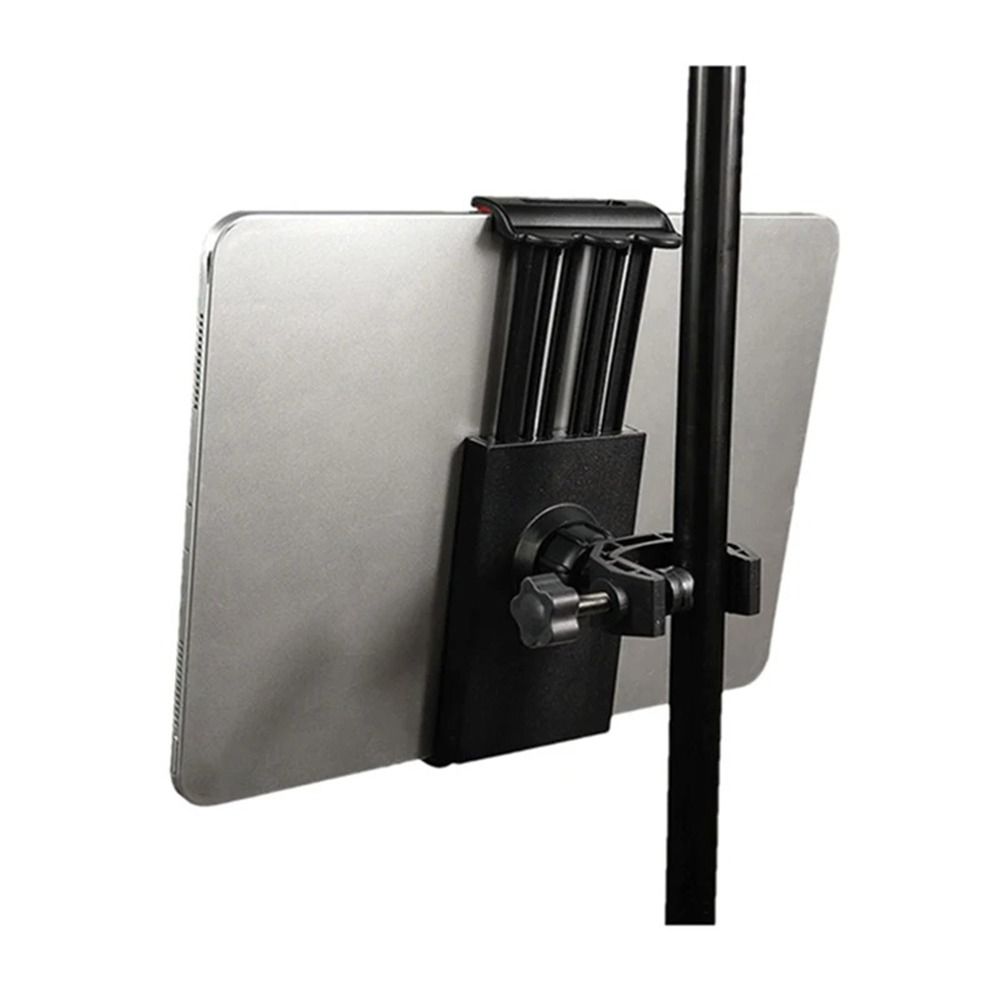 Mic Support Tablet Clip Rack, Rotating Guitar Bass Accessories for Music Scores