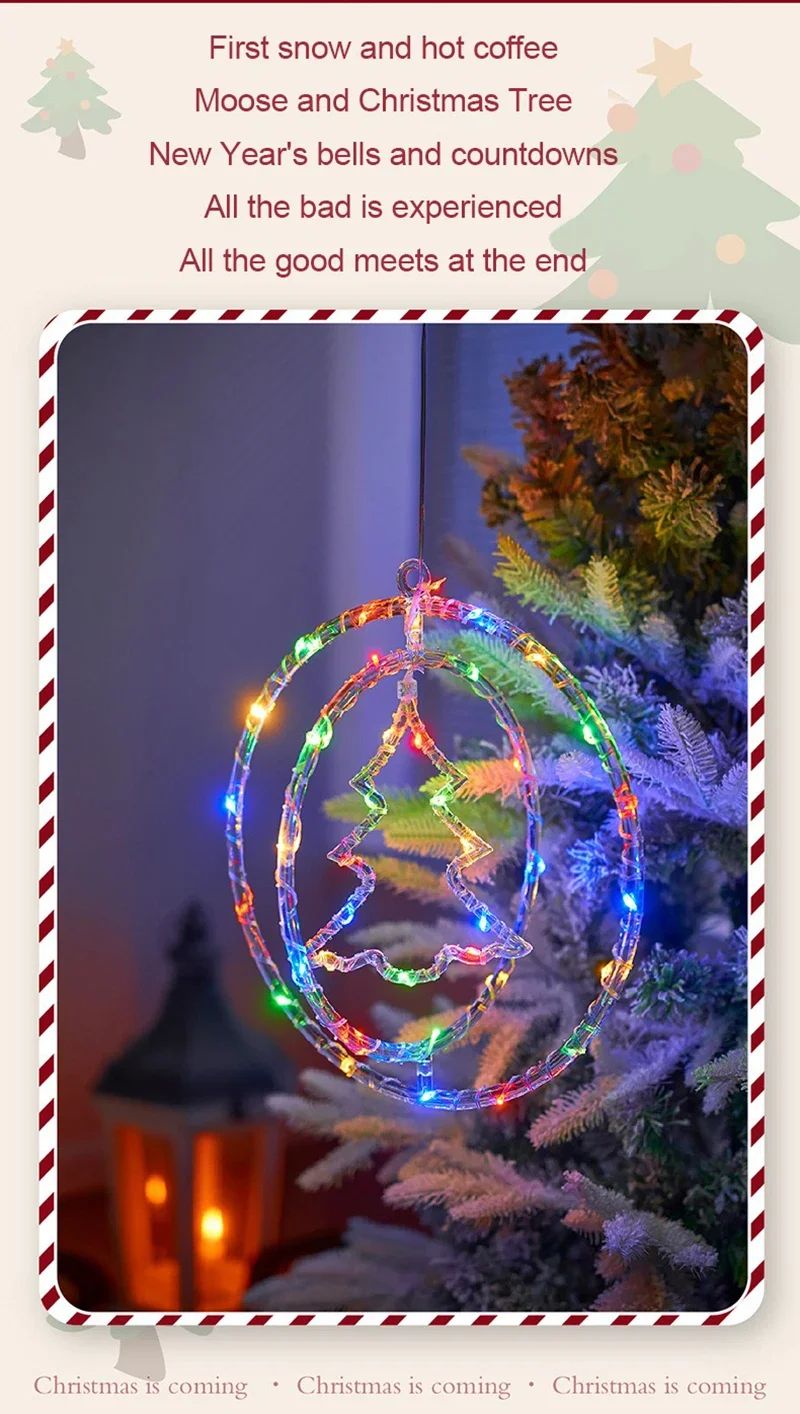 LED Christmas Figure Hanging Lights