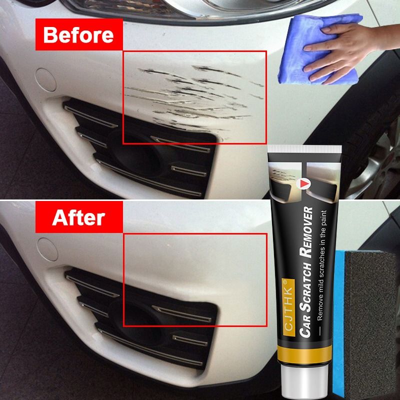 Car Body Paint Care Kit, Scratch Remover & Polishing Paste with Sponge
