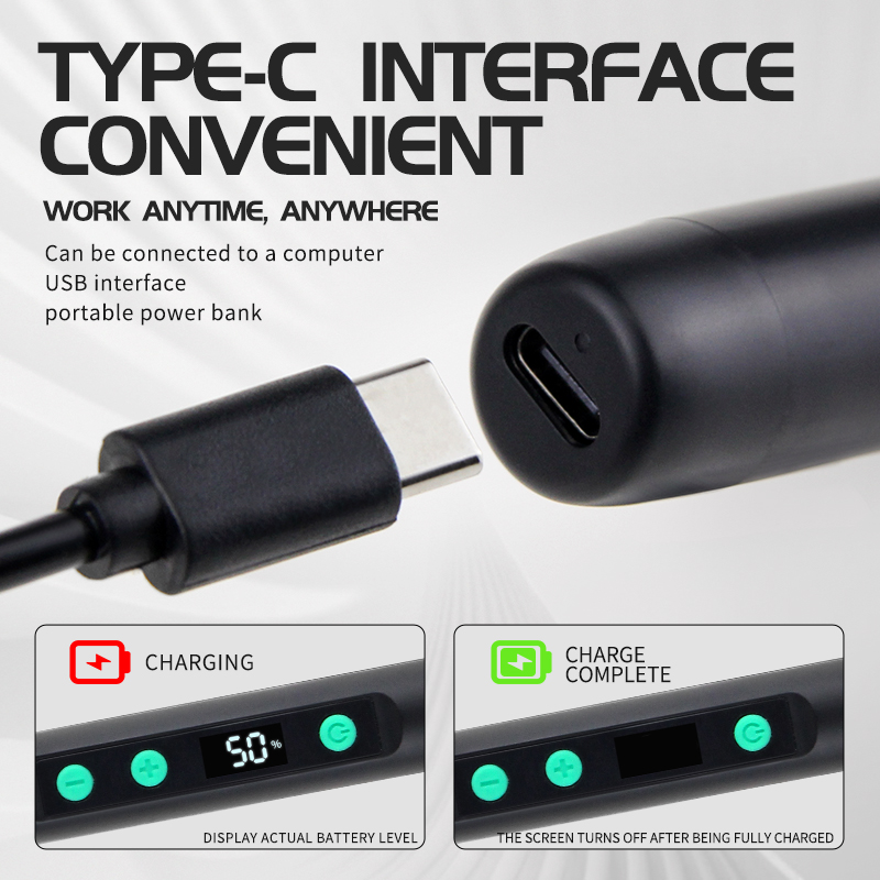 Portable Wireless Soldering Iron Kit Adjustable with Tips Built-in Battery for Easy Soldering