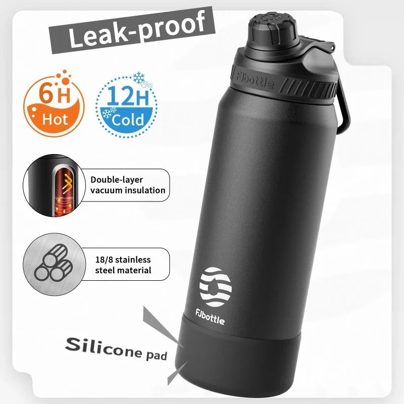 Fjbottle Vacuum Insulated Flask – 710ml/950ml Stainless Steel Thermal Travel Tumbler