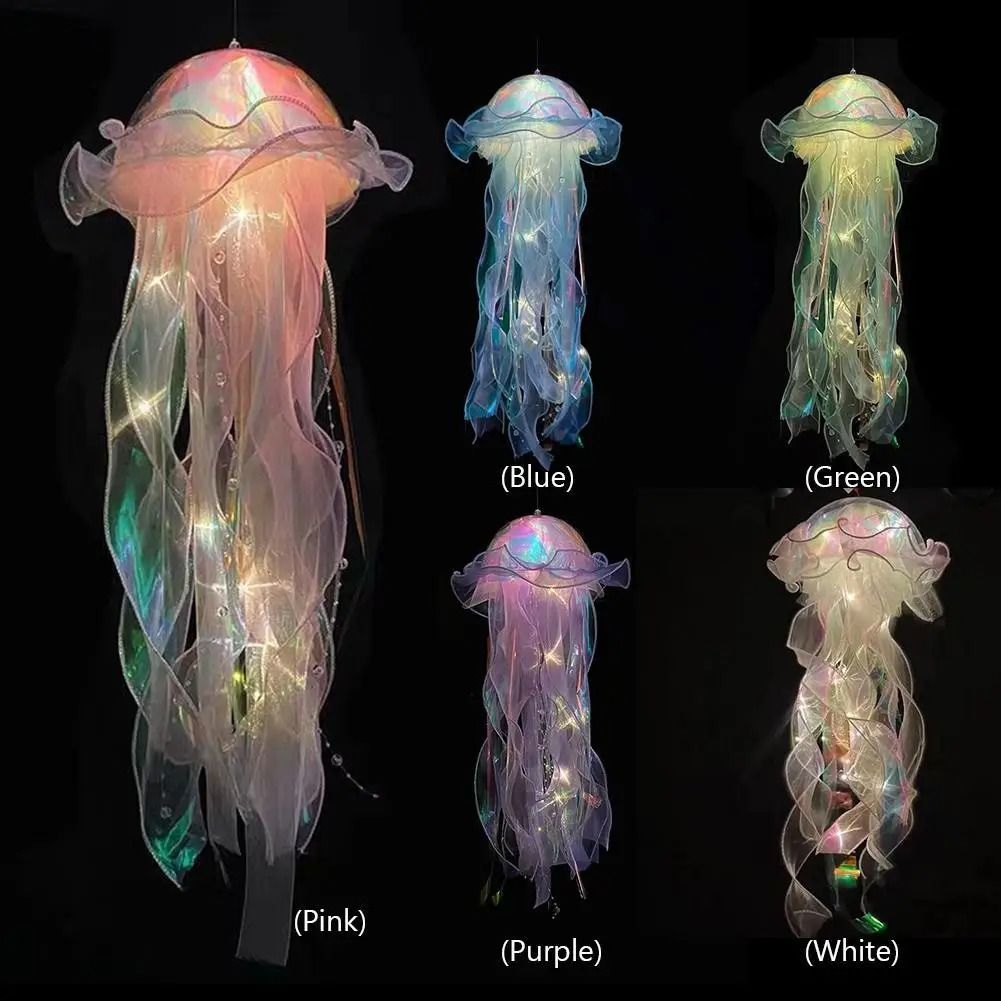 DIY Luminescent Jellyfish Lantern – High-Definition Aquatic Light Sculpture
