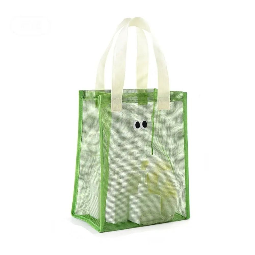 Big Eyes Travel Mesh Handbag – Large Capacity Wash & Swim Pouch – High-Yield Logistical Interaction Hub
