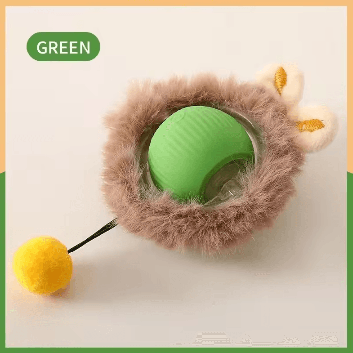 Interactive Rechargeable Rolling Ball Pet Toy – Smart Automatic Cat & Dog Imitation Mouse Toy
