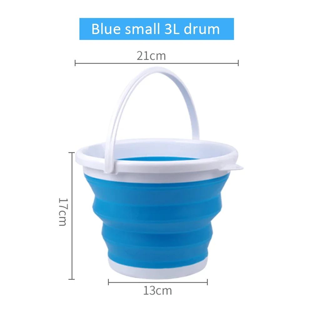 Foldable Rectangular Mop Bucket Large Laundry Washing Basin