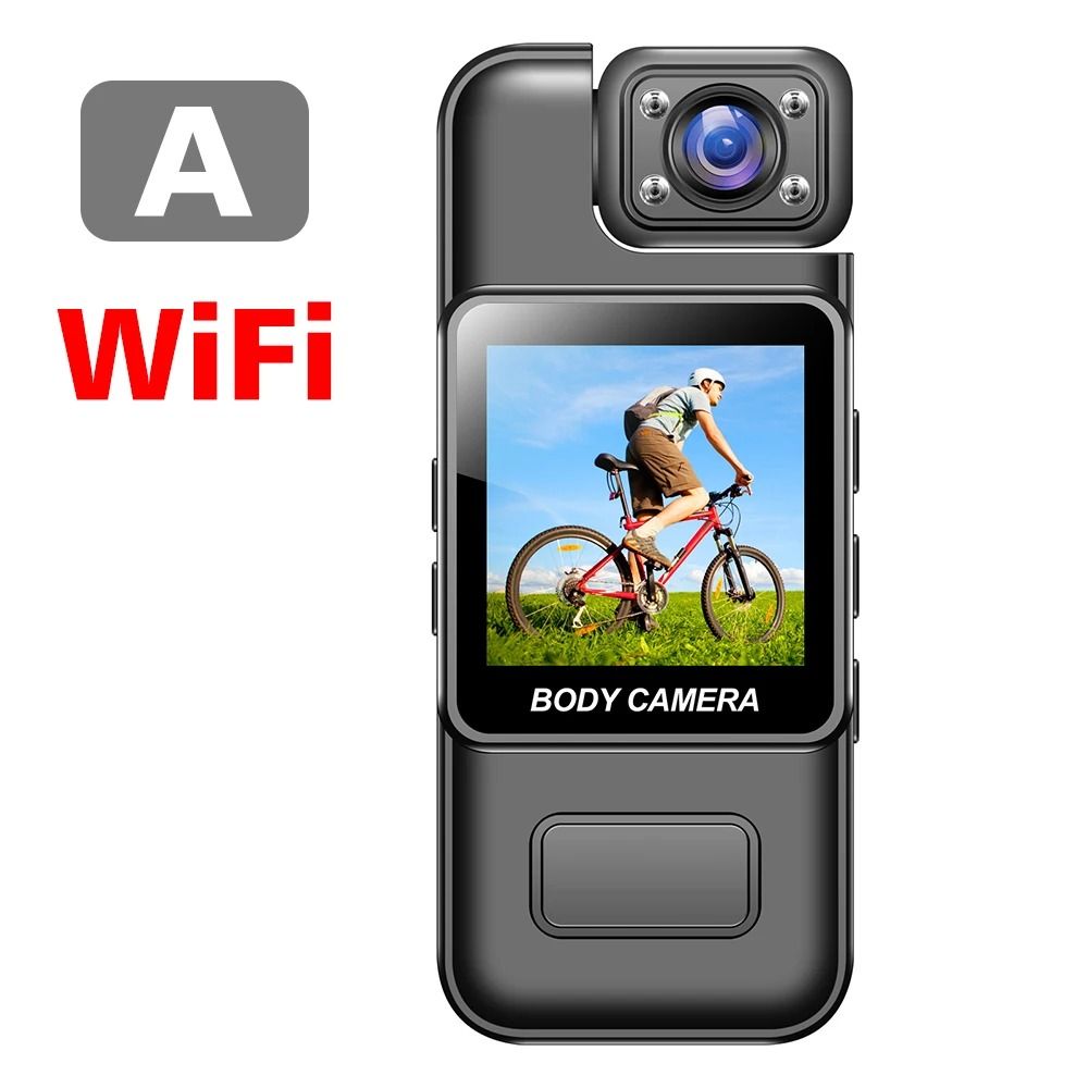 Mini HD Body Camera with Night Vision and Optional WiFi