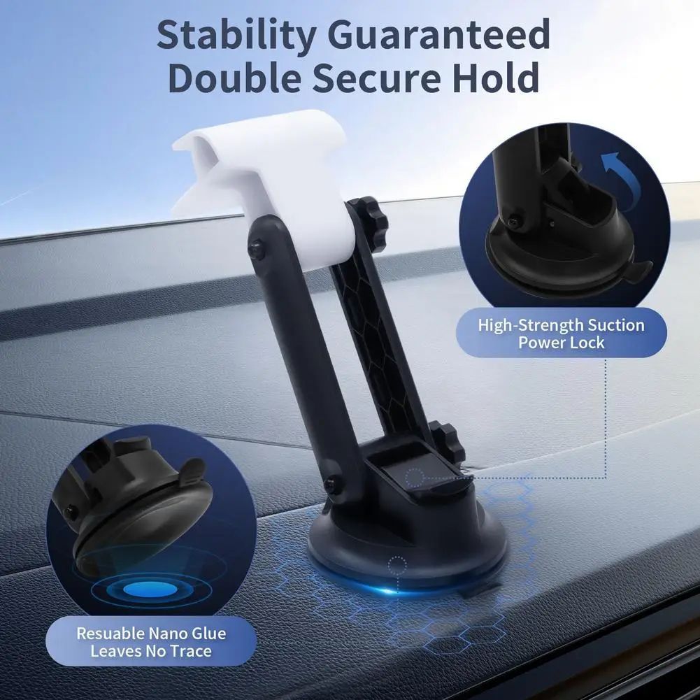 SecureDrive Starlink Mini Car Mount - Adjustable Starlink Mini Bracket with Suction Cup Base
