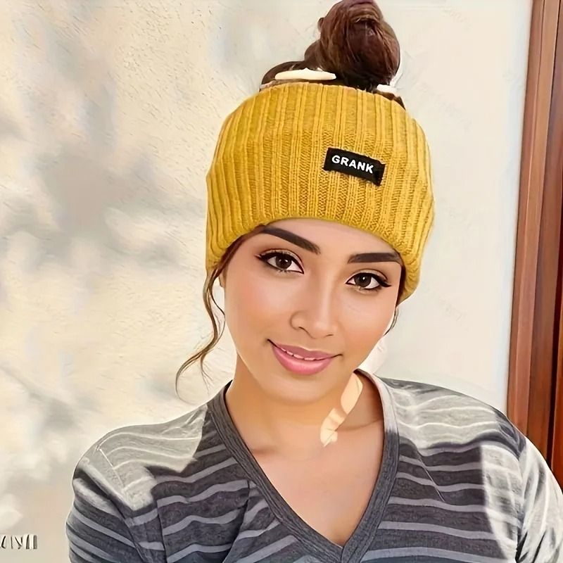 Women Winter Wide Knitted Headband Warm Ear Warmer Headwrap