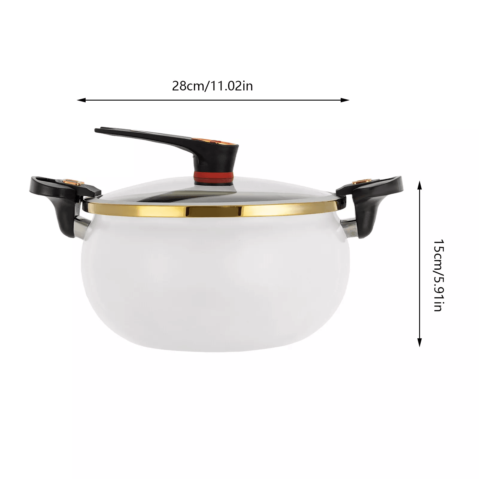 Micro Pressure Cooker, Home Restaurant Cooker with Visual Lid