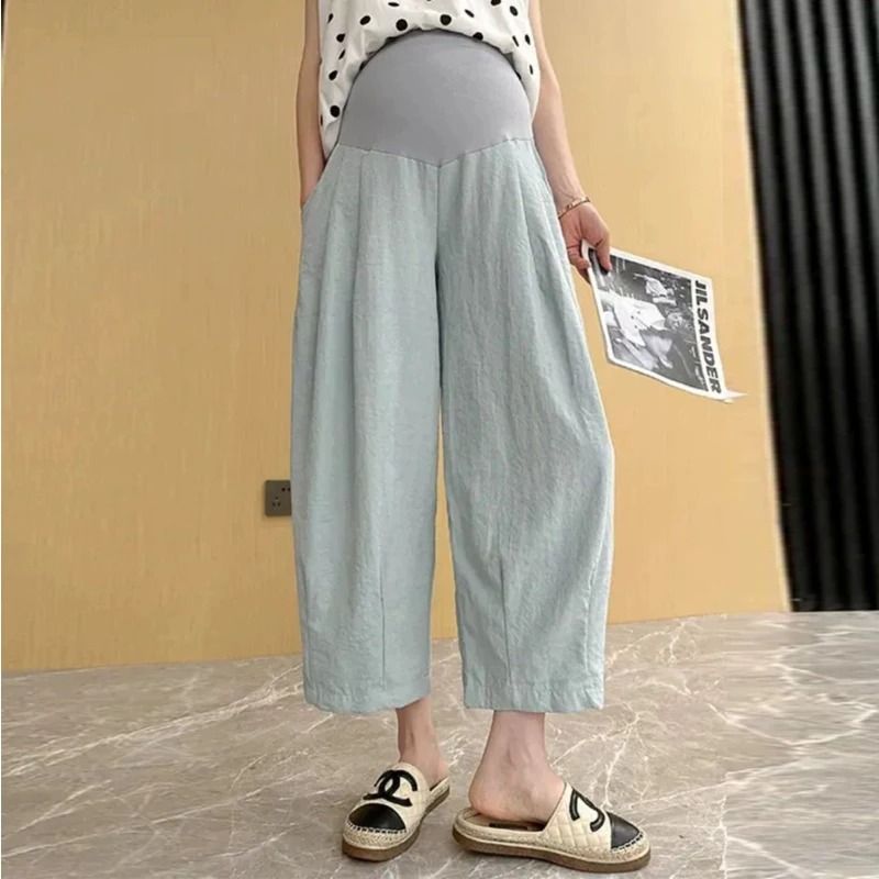 Ultralight Wide Leg Maternity Summer Trousers