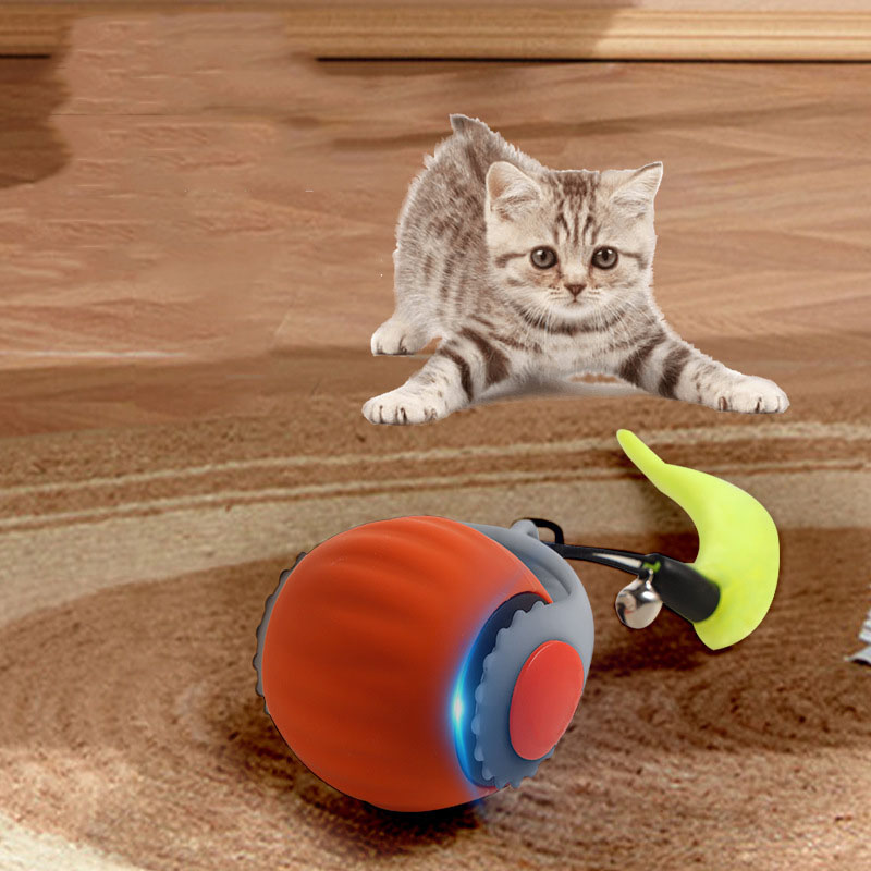 Pet Smart Electric Cat Toy Self-Exciting & Bite-Resistant Fun Ball for Cats