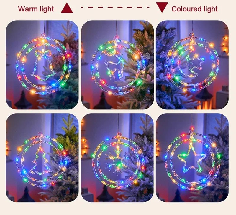 LED Christmas Figure Hanging Lights
