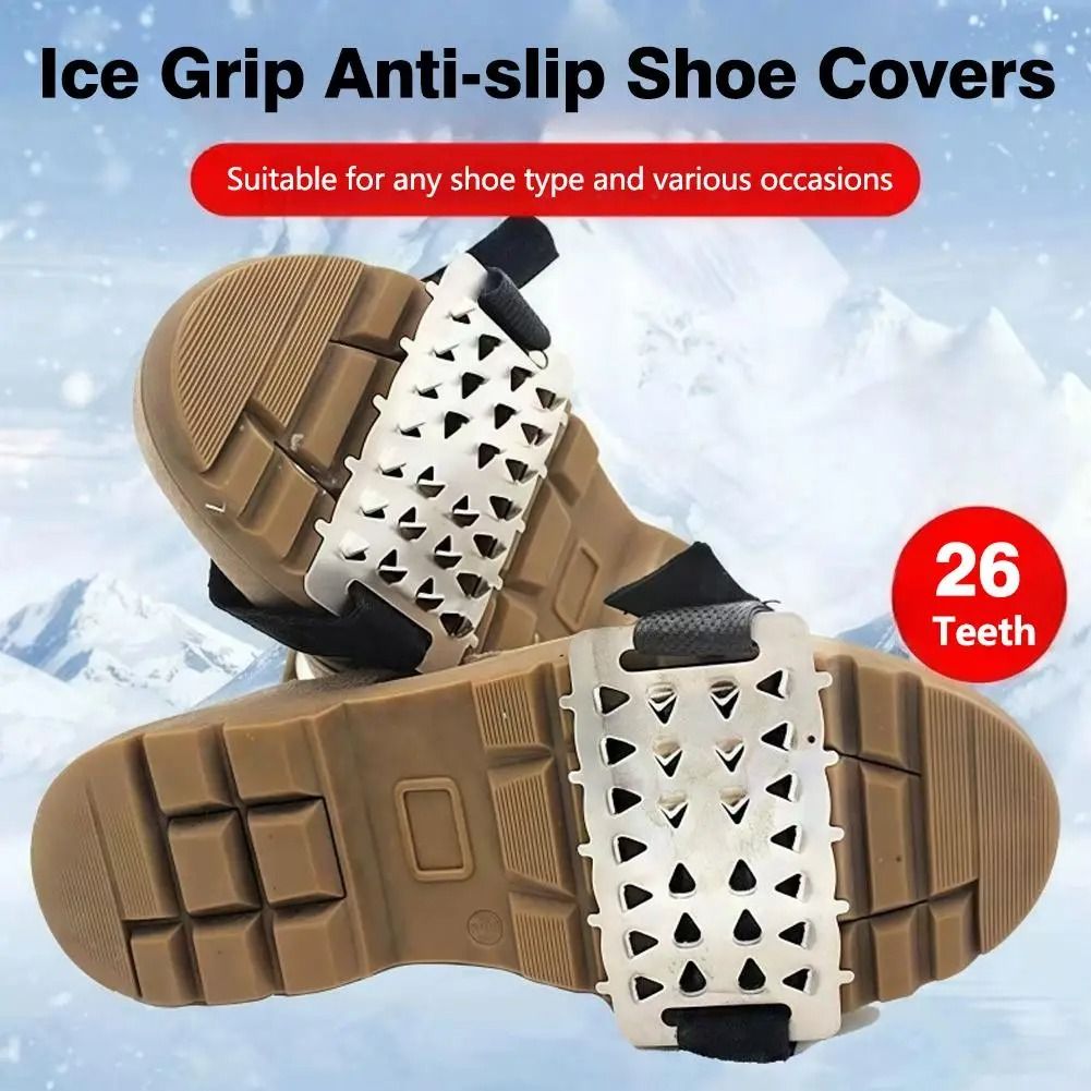 Adjustable Stainless Steel Snow Claw Ice Grippers and High-Performance Winter Traction Architecture