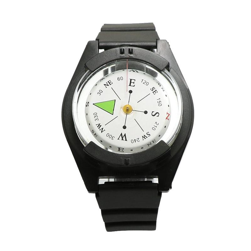 High Precision Waterproof Wrist Compass for Hiking Camping and Diving Navigation