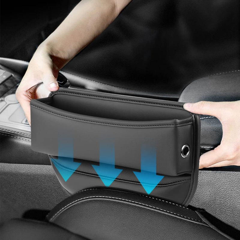 Multi Functional Car Seat Gap Filler Bag Cup Holder, Premium Storage Organizer for Cars