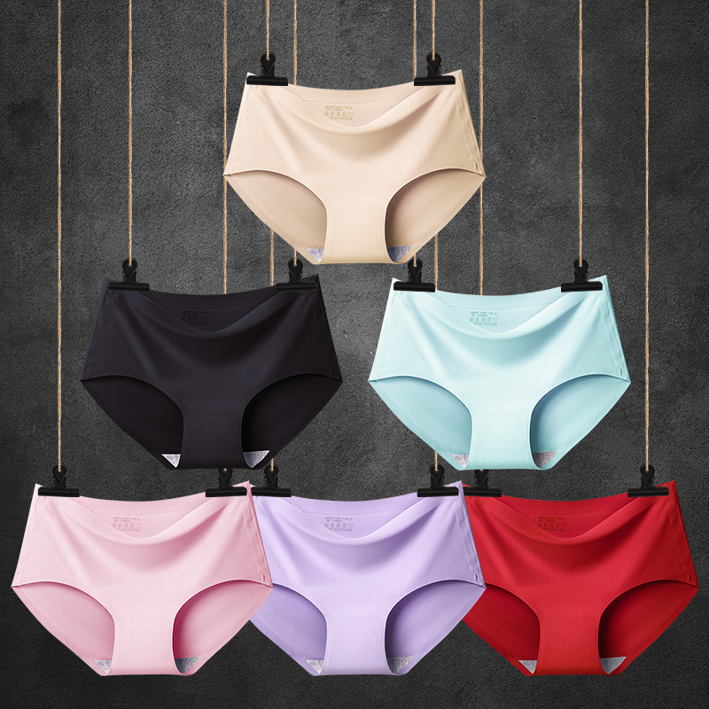 Ice Silk Pregnant Women Underwear, Comfortable Postpartum Low Waist Maternity Briefs, Seamless Pregnancy Underwear