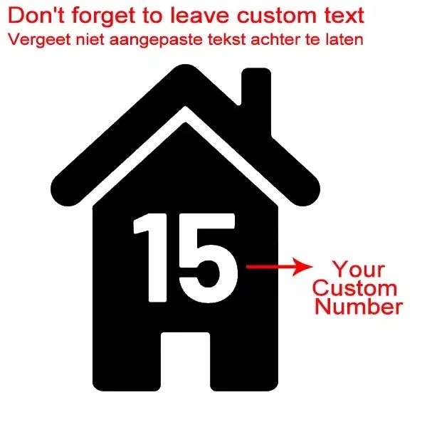 Custom Wheelie Bin Number Vinyl Stickers