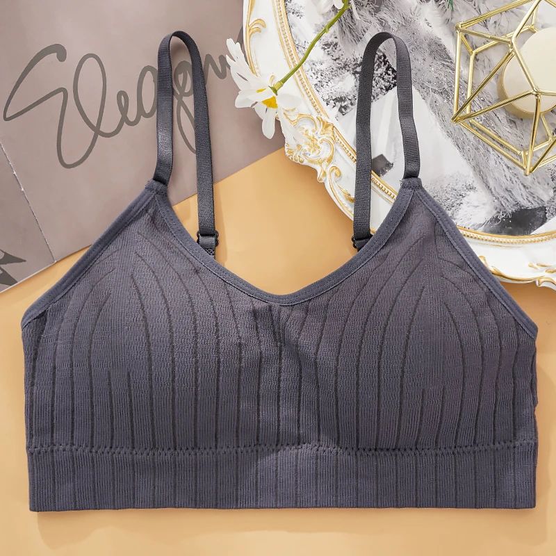 Seamless Wireless Padded Bralette Crop Top